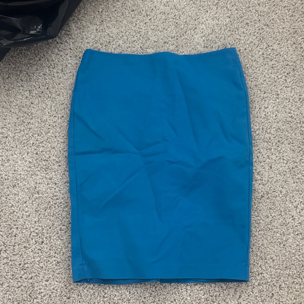 Electric Blue Pencil Skirt